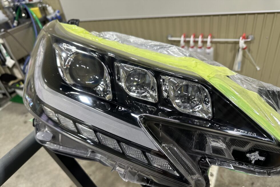 ヘッドライトコーティング